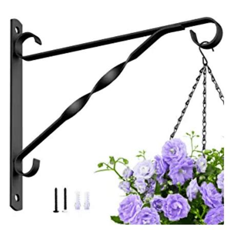 metal tree branch bracket hooks|extra long metal plant hangers.